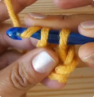 16 M1 TR Yarned over 1 Katie McCrochet