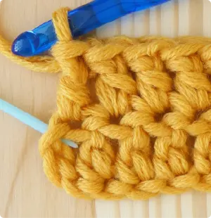 21 M1 TR3 row 2 last stitch placement 1 Katie McCrochet