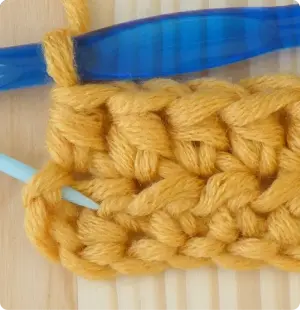 29 M2 row 2 last stitch placement Katie McCrochet