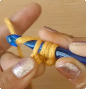 4 M1 yarn over Katie McCrochet