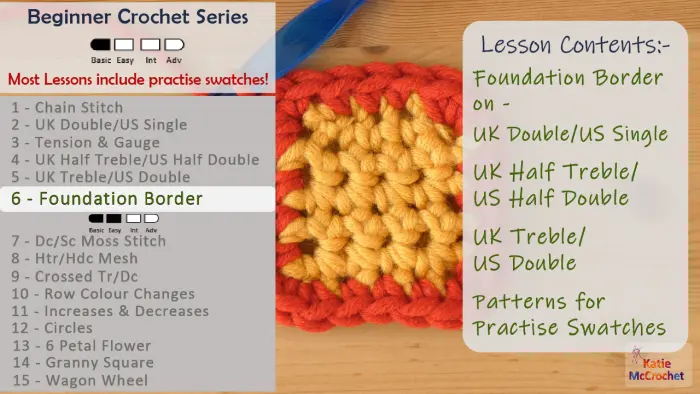 beginner crochet tutorials learn how to make a crochet border