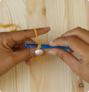 How to Crochet the Chain Stitch - Index Finger Control