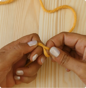 How to Crochet the Chain Stitch - Push loop up